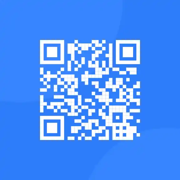 The QR code image linked to the Frontend Mentor website